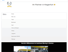 Tablet Screenshot of opel-murnig.at